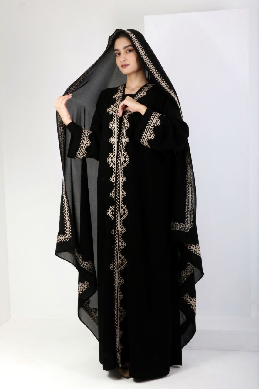 ست عبا و شال بلوچدوزی پری زاد مدل 01149